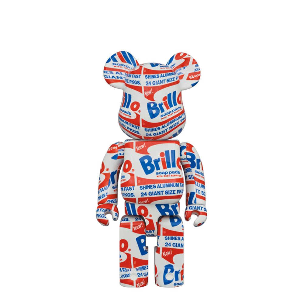 Medicom 100% + 400% Andy Warhol Brillo Be@rbrick Toy  - Allike Store