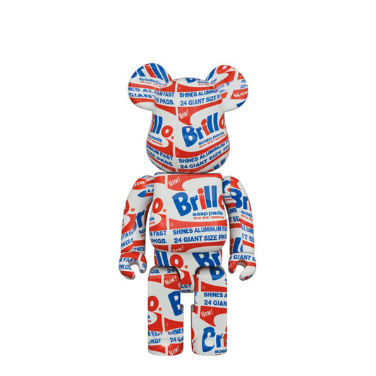 Medicom 100% + 400% Andy Warhol Brillo Be@rbrick Toy  - Allike Store