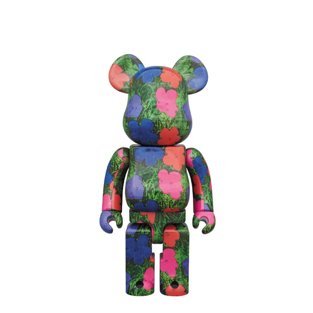 Medicom 100% + 400% Andy Warhol Flowers Be@rbrick Toy  - Allike Store