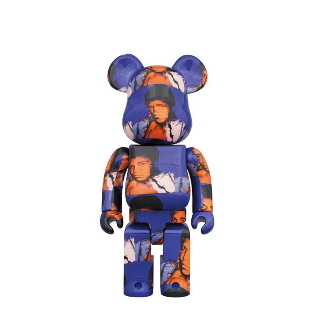 Medicom 100% + 400% Andy Warhol Muhammad Ali Be@rbrick Toy  - Allike Store