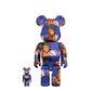 Medicom 100% + 400% Andy Warhol Muhammad Ali Be@rbrick Toy  - Allike Store