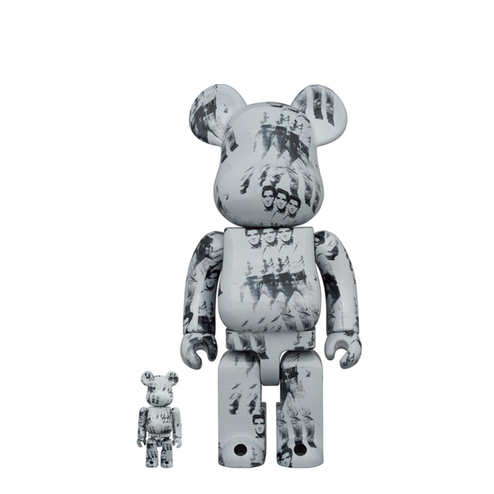Medicom 100% + 400% Andy Warhol¬¥s Elvis Presley Be@rbrick Toy  - Allike Store