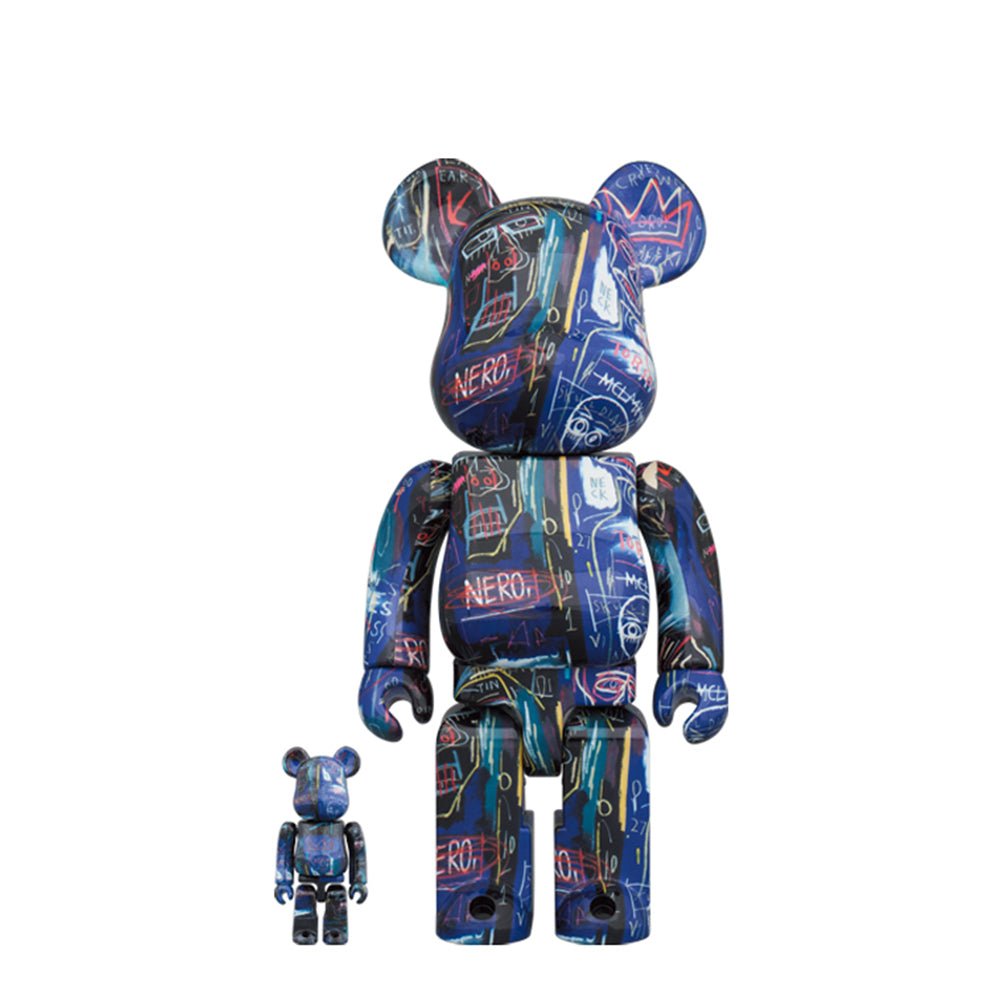 Medicom 100% + 400% Jean Michel Basquiat #7 Be@rbrick Toy  - Allike Store