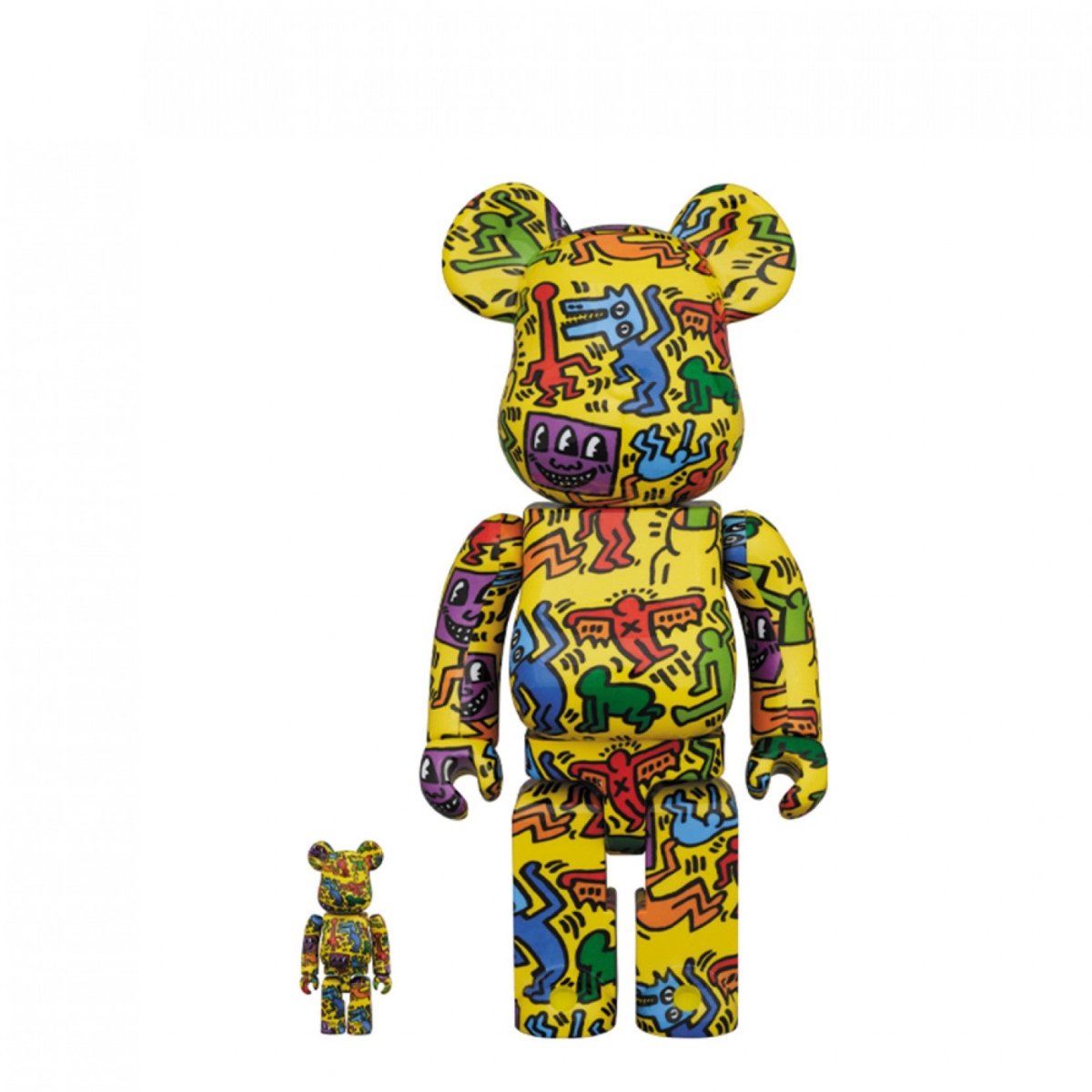 Medicom 100% + 400% Keith Haring #5 Be@rbrick Toy  - Allike Store