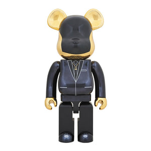 Medicom 1000% Daftpunk Guy Manuel Be@rbrick Toy (Schwarz / Gold)  - Allike Store