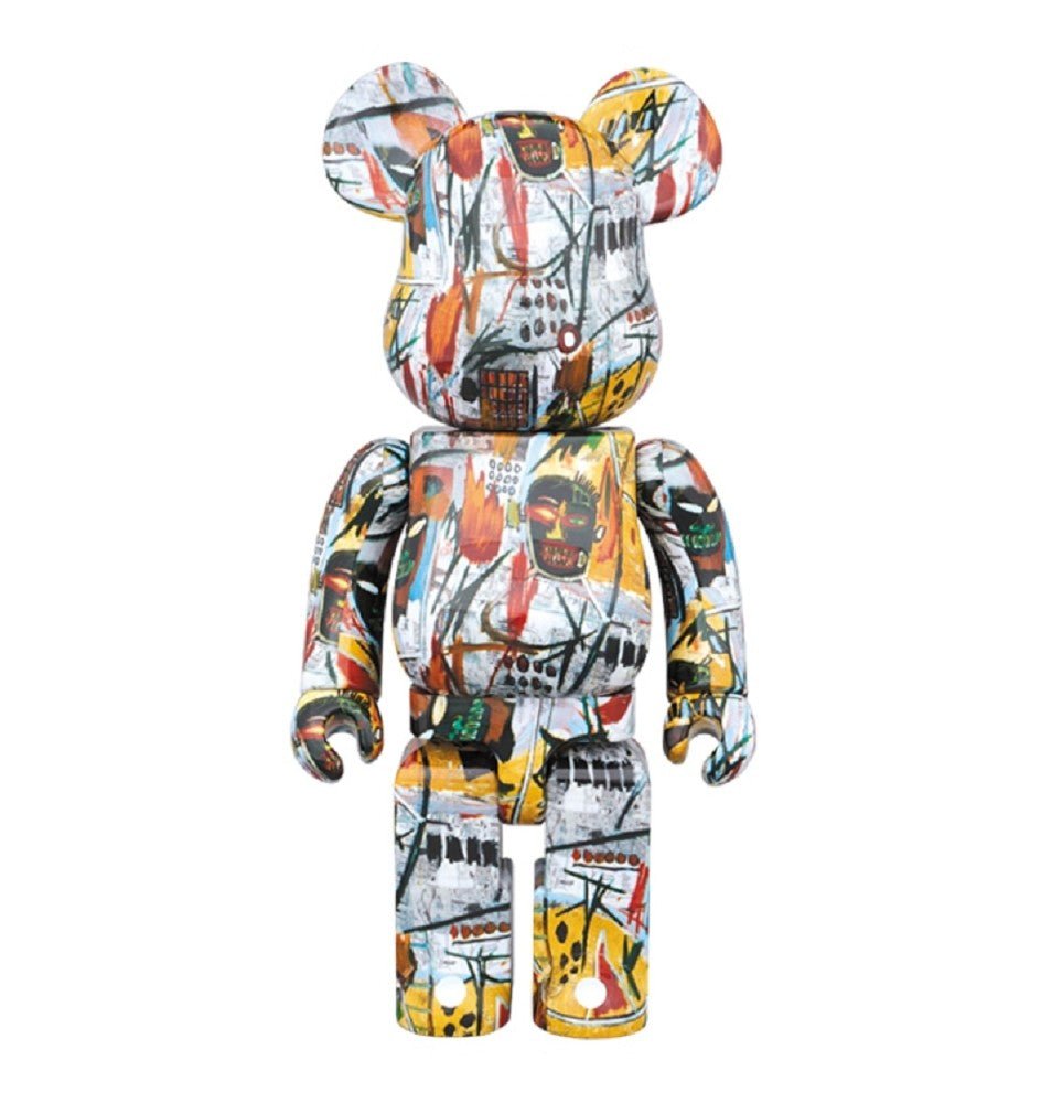 Medicom 1000% Jean Michel Basquiat Be@rbrick Toy (Multi)  - Allike Store