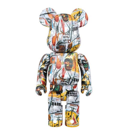 Medicom 1000% Jean Michel Basquiat Be@rbrick Toy (Multi)  - Allike Store