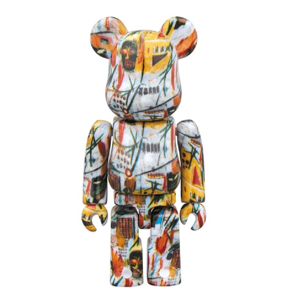 Medicom 1000% Jean Michel Basquiat Be@rbrick Toy (Multi)  - Allike Store