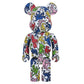 Medicom 1000% Keith Haring Be@rbrick Toy (Multi)  - Allike Store