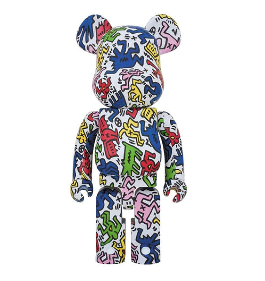 Medicom 1000% Keith Haring Be@rbrick Toy (Multi)  - Allike Store