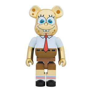 Medicom 1000% Spongebob Gold Chrome Be@rbrick Toy  - Allike Store
