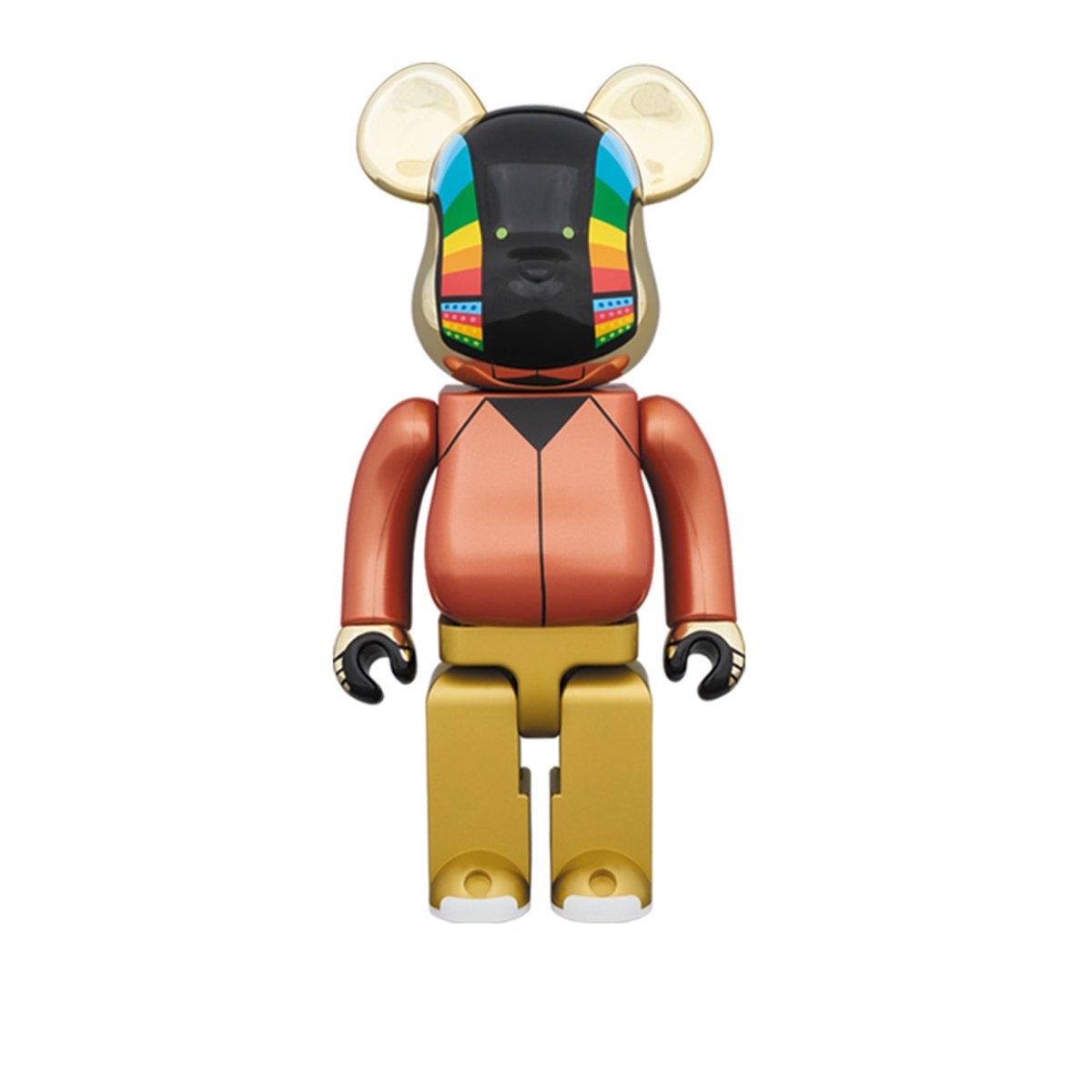 Medicom 400% Daftpunk Be@rbrick Toy (Black / Gold)  - Allike Store