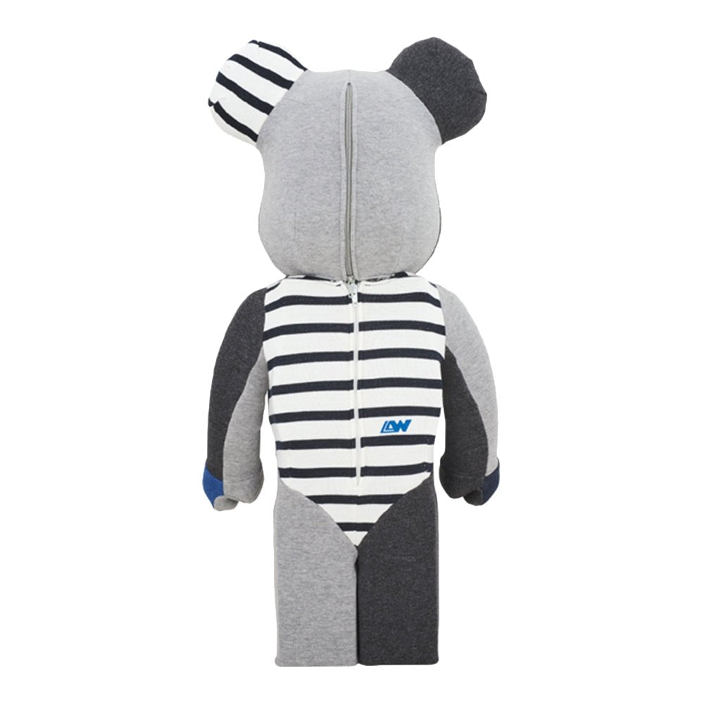 Medicom x Loopwheeler 1000% Be@rbrick Toy (Blau / Grau)  - Allike Store