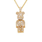 Medicom x Velvet Lounge Stardust Be@rbrick Pendant (Gold)  - Allike Store