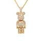 Medicom x Velvet Lounge Stardust Be@rbrick Pendant (Gold)  - Allike Store