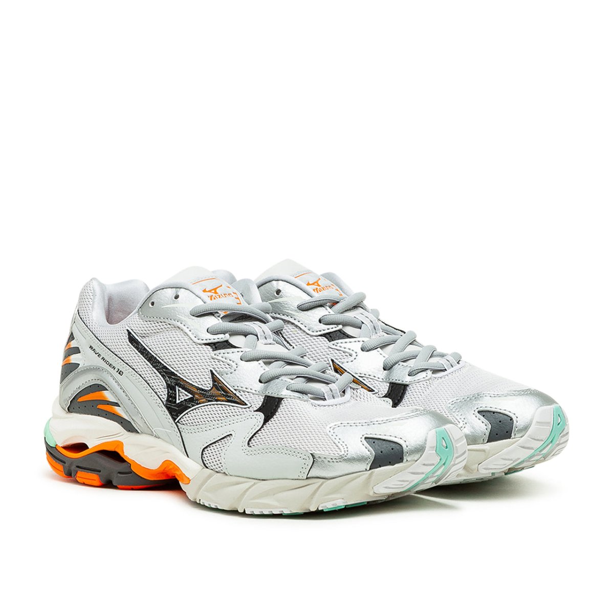 Mizuno Wave Rider 10 (Grau / Orange)  - Allike Store