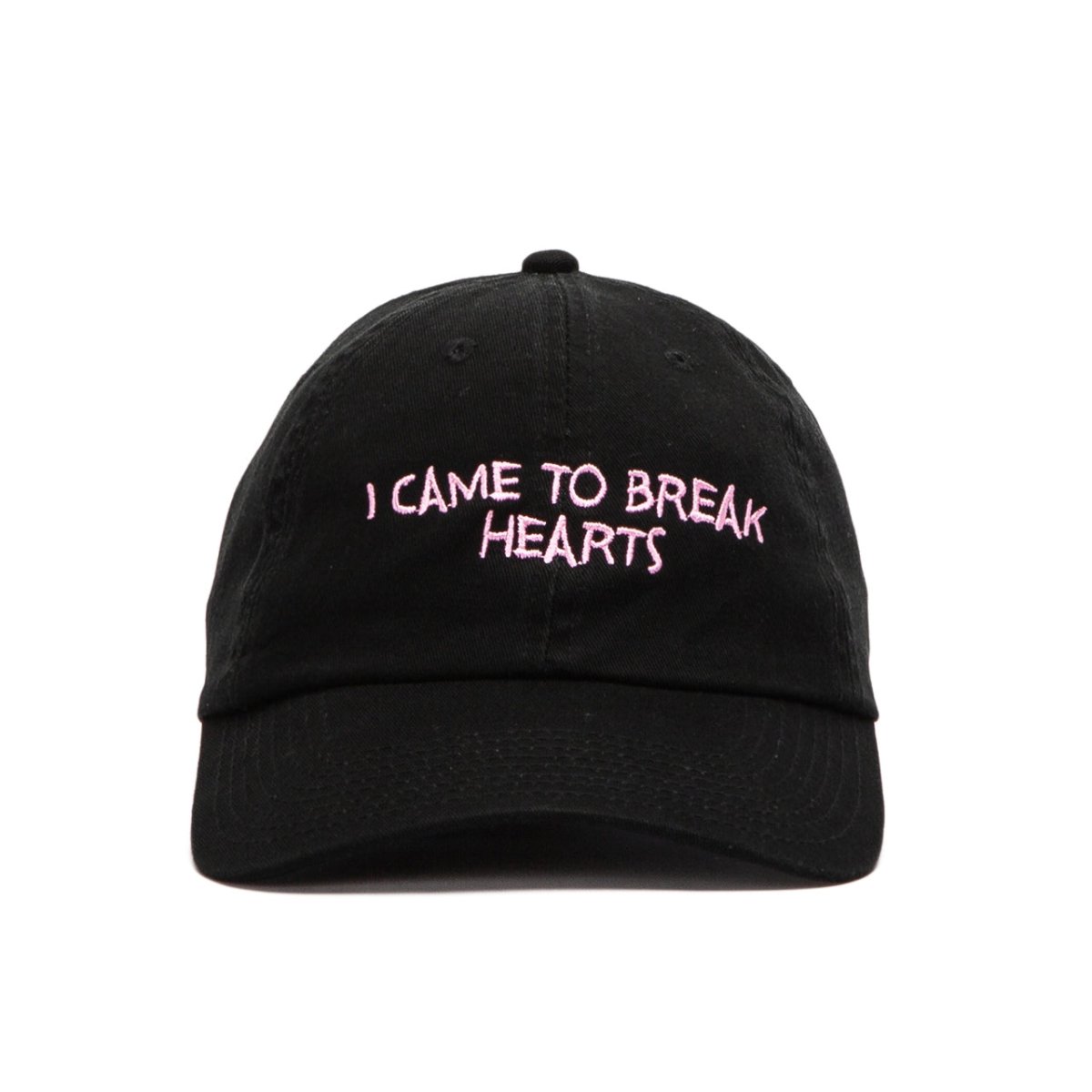 NASASEASONS Cap 'I Came To Break Hearts' (Schwarz / Rosa)  - Allike Store