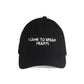 NASASEASONS Cap 'I Came To Break Hearts' (Schwarz / Weiß)  - Allike Store