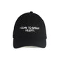 NASASEASONS Cap 'I Came To Break Hearts' (Schwarz / Weiß)  - Allike Store