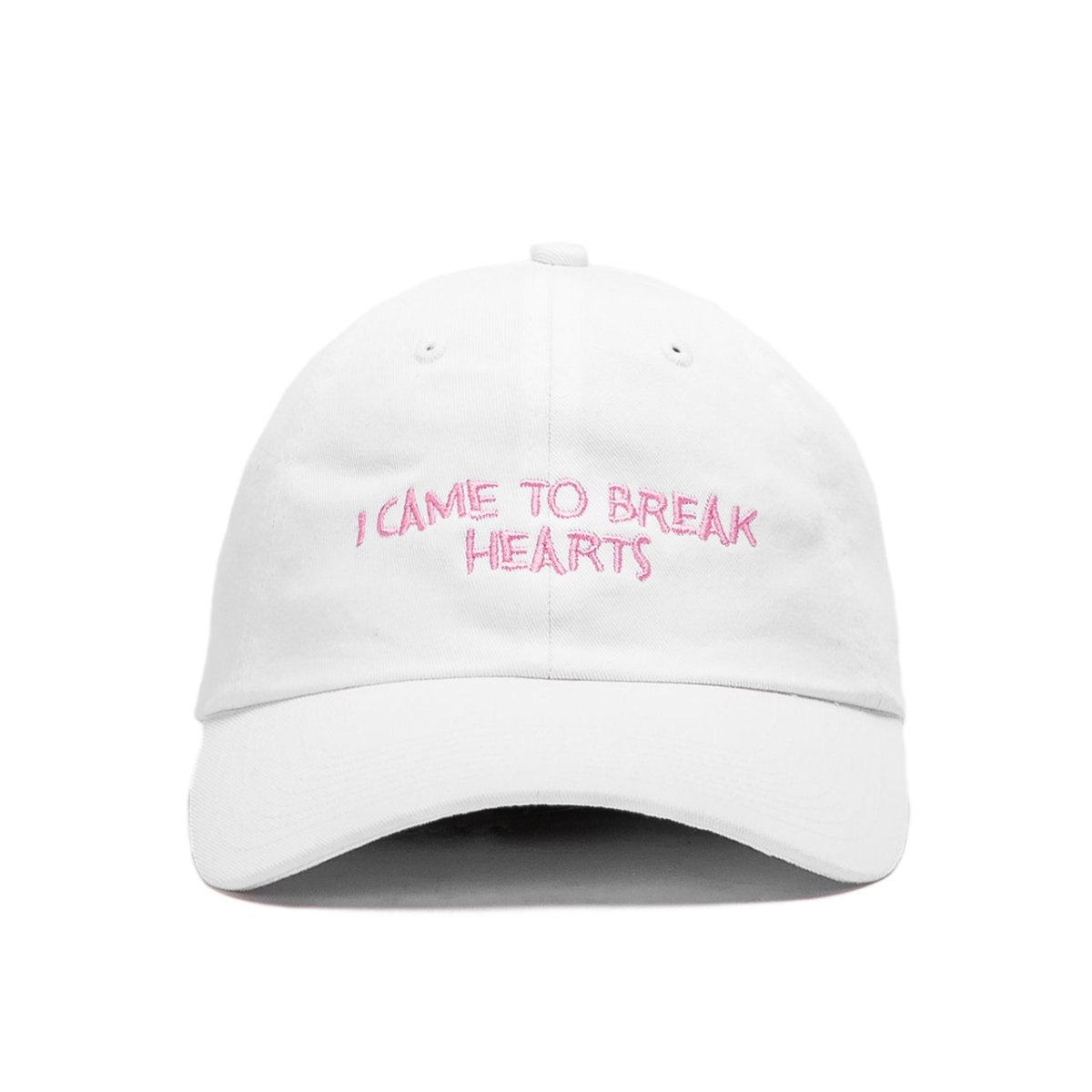 NASASEASONS Cap 'I Came To Break Hearts' (White / Rosa)  - Allike Store