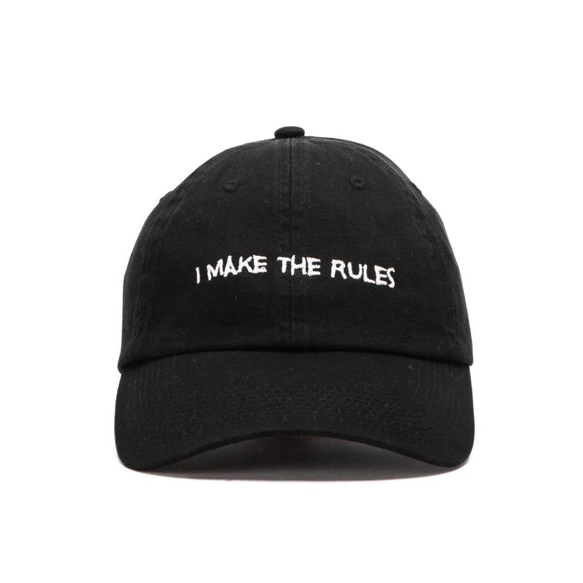 NASASEASONS Cap 'I Make The Rules' (Schwarz / Weiß)  - Allike Store