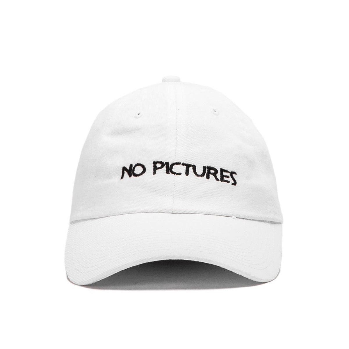 NASASEASONS Cap 'No Pictures' (Weiß / Schwarz)  - Allike Store