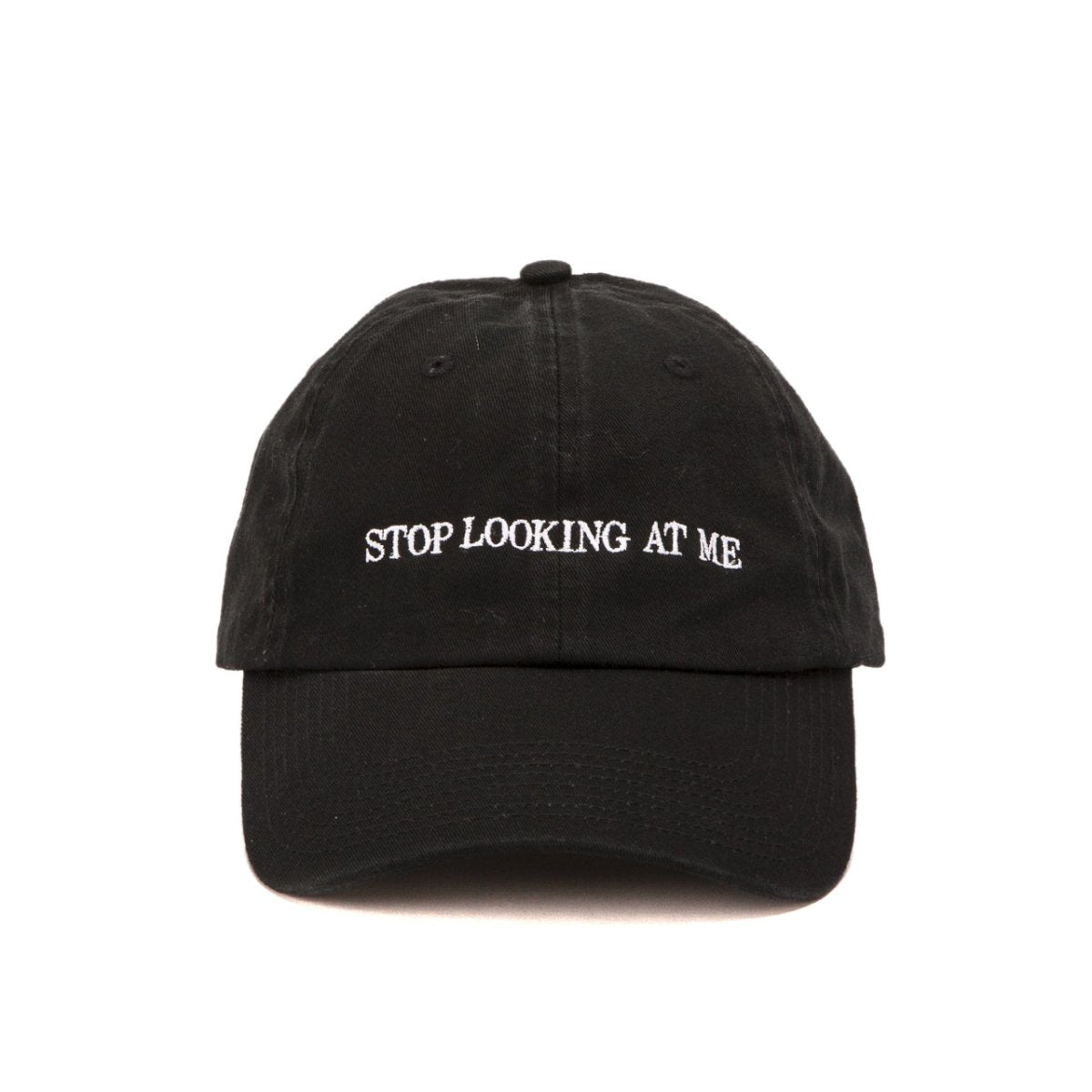NASASEASONS Cap 'Stop Looking At Me' (Schwarz / Weiß)  - Allike Store
