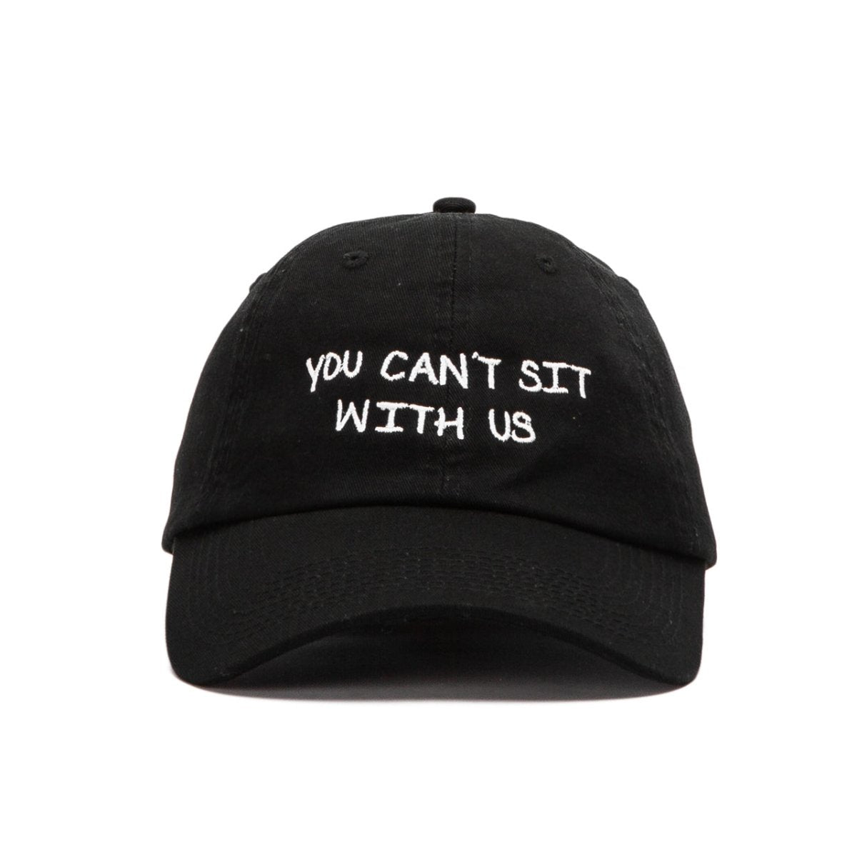 NASASEASONS Cap 'You Can't Sit With Us' (Schwarz / Weiß)  - Allike Store