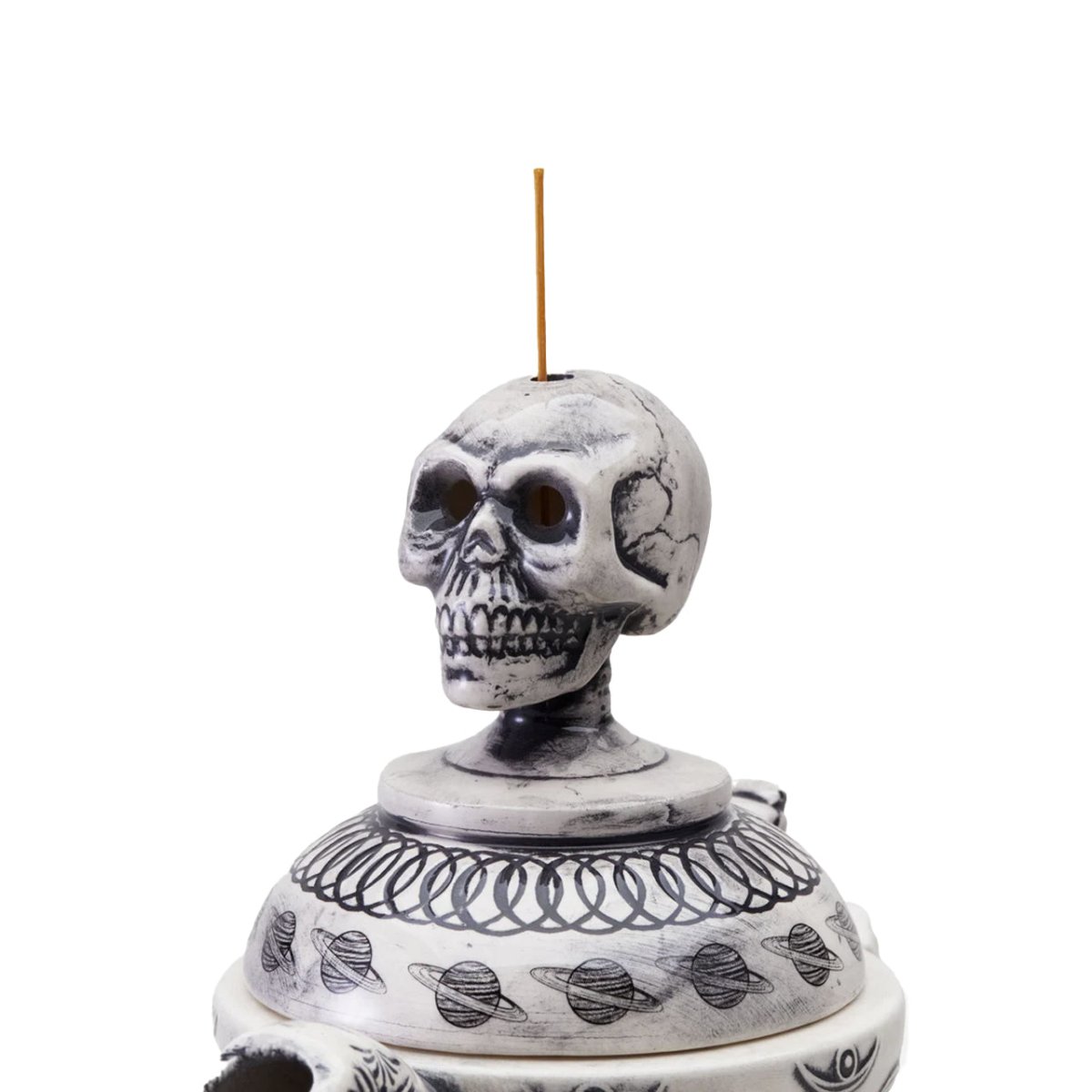 Neighborhood Ceramic Incense Chamber (Weiß / Schwarz)  - Allike Store