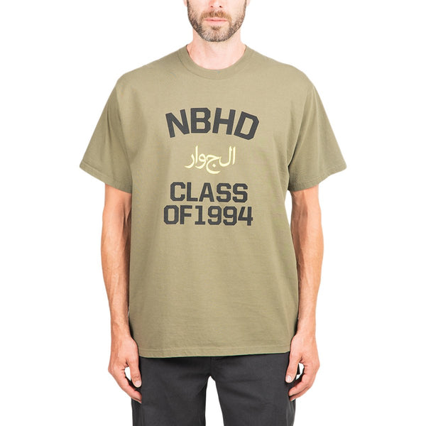 超歓迎即納NEIGHORHOOD ASSC C-TEE SS GREEN ネイバー Tシャツ/カットソー(半袖/袖なし)