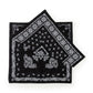 Neighborhood F.B. C-Stole Bandana (Schwarz)  - Allike Store