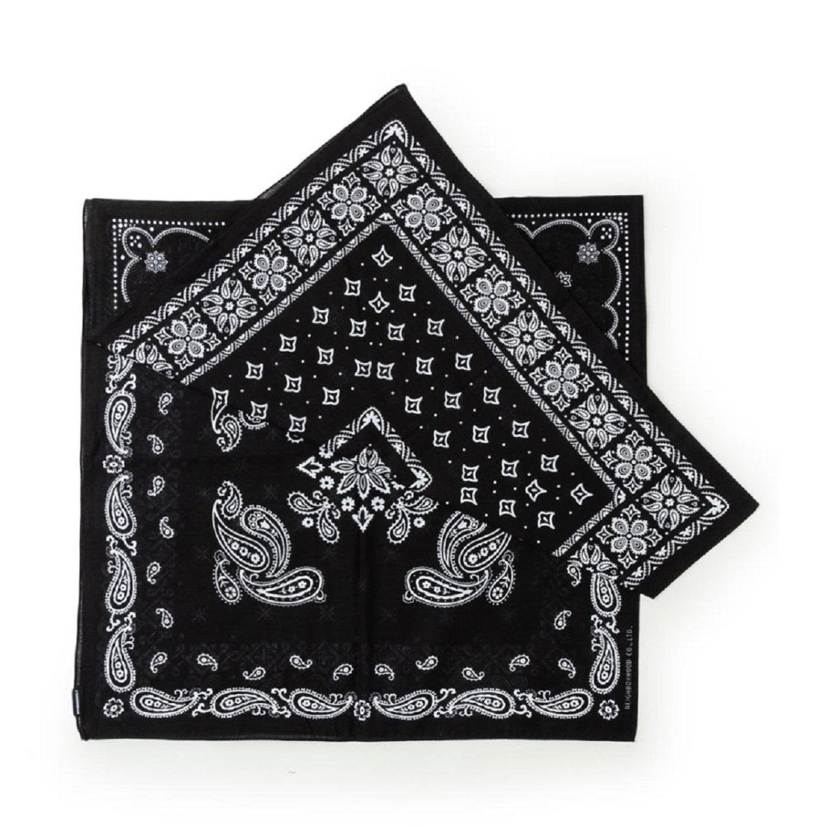 Neighborhood F.B. C-Stole Bandana (Schwarz)  - Allike Store