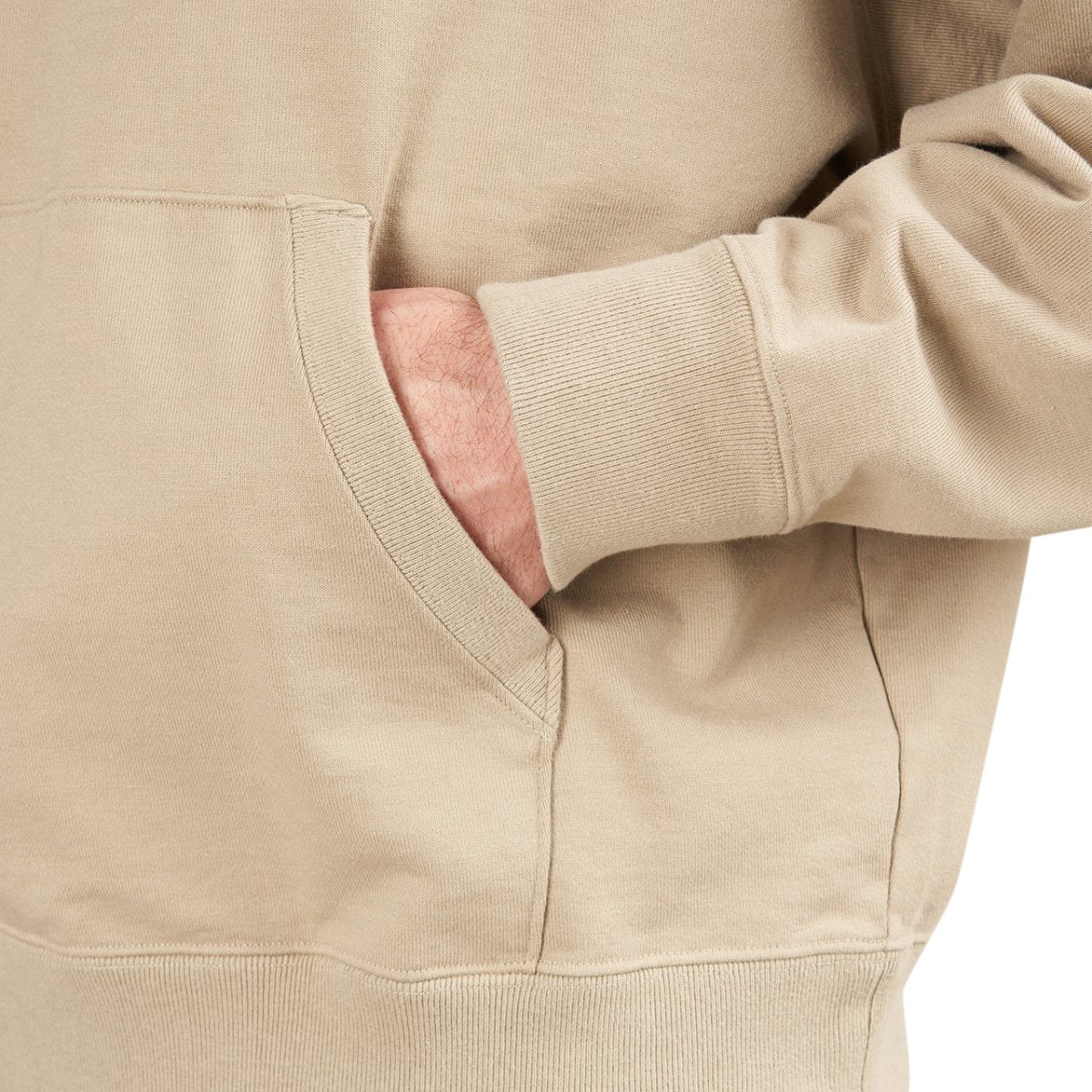 Neighborhood Solid / C-Hooded . LS (Beige)