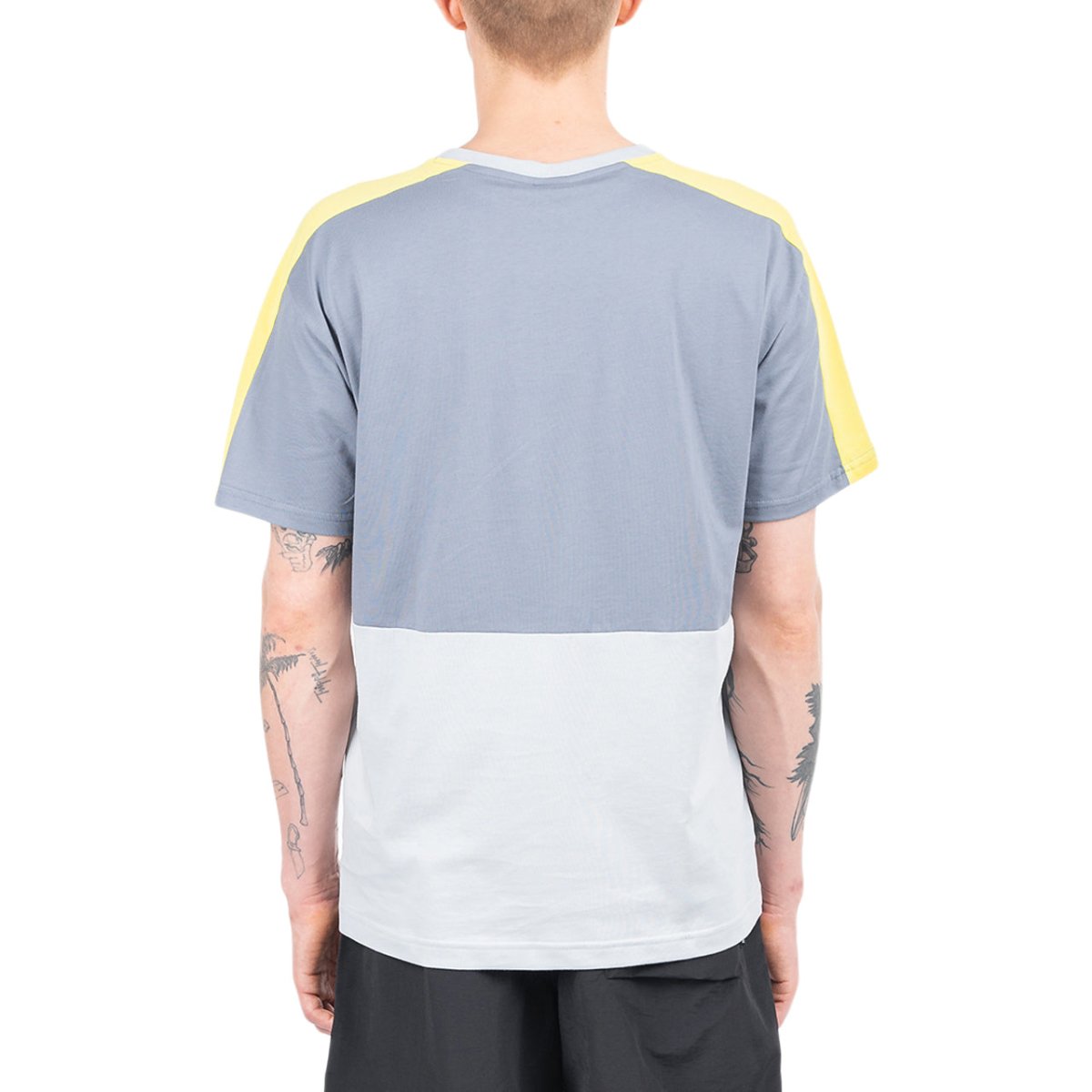 New Balance Athletics Color Block T-Shirt (Blau / Gelb)  - Allike Store