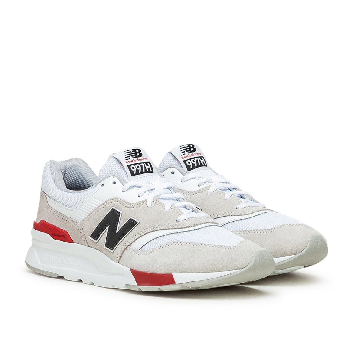 New Balance CM997HVW (Weiß / Rot)  - Allike Store