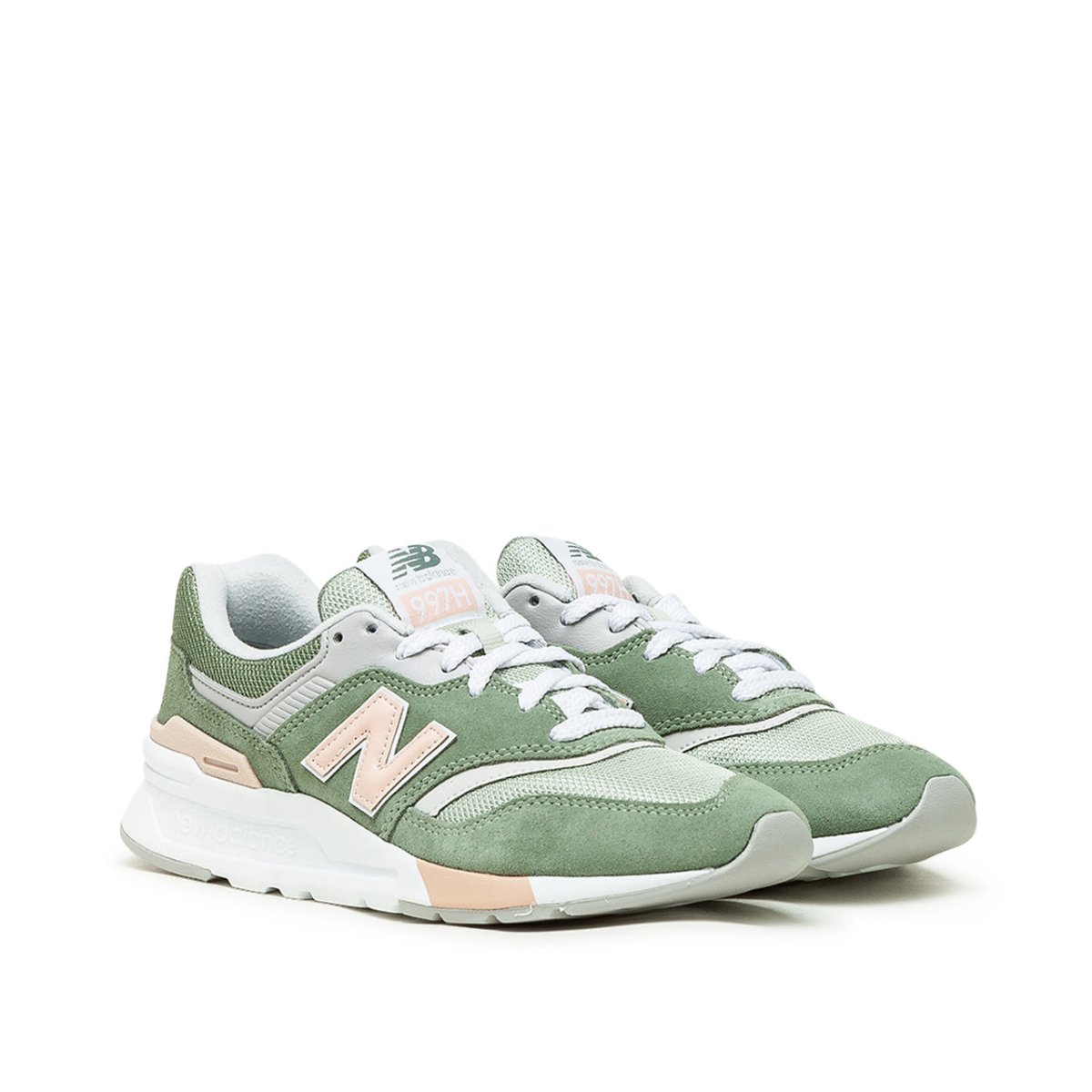 New balance shop green and pink