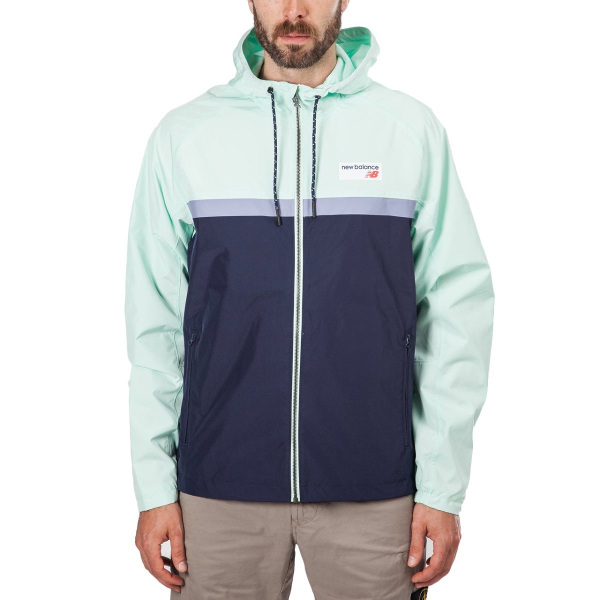 New balance athletics 78 jacket weiß best sale