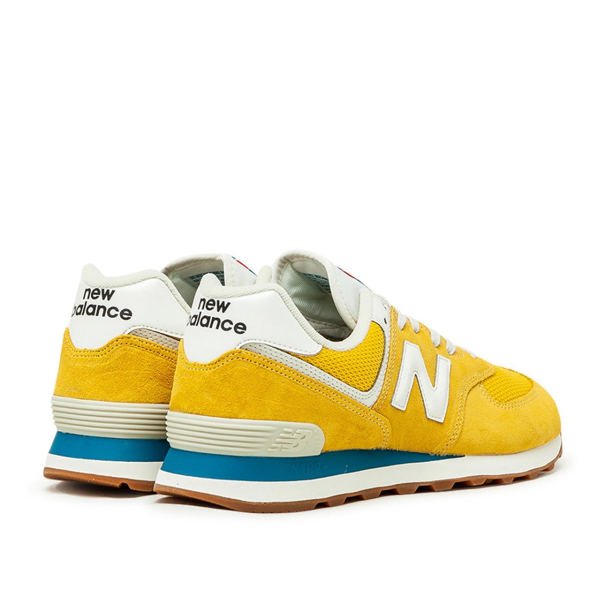 New balance ml574 gelb store