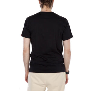 New Balance MT 73587 Essentials Stacked Logo Tee (Schwarz)  - Allike Store