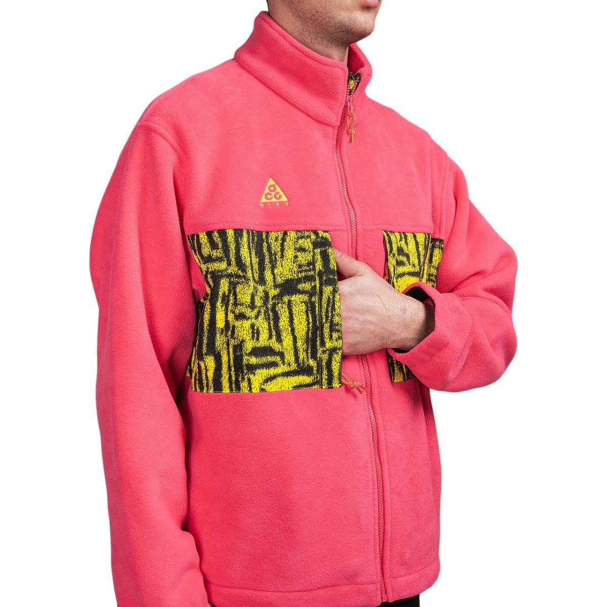 Nike ACG Fleece Jacket (Pink / Gelb)  - Allike Store
