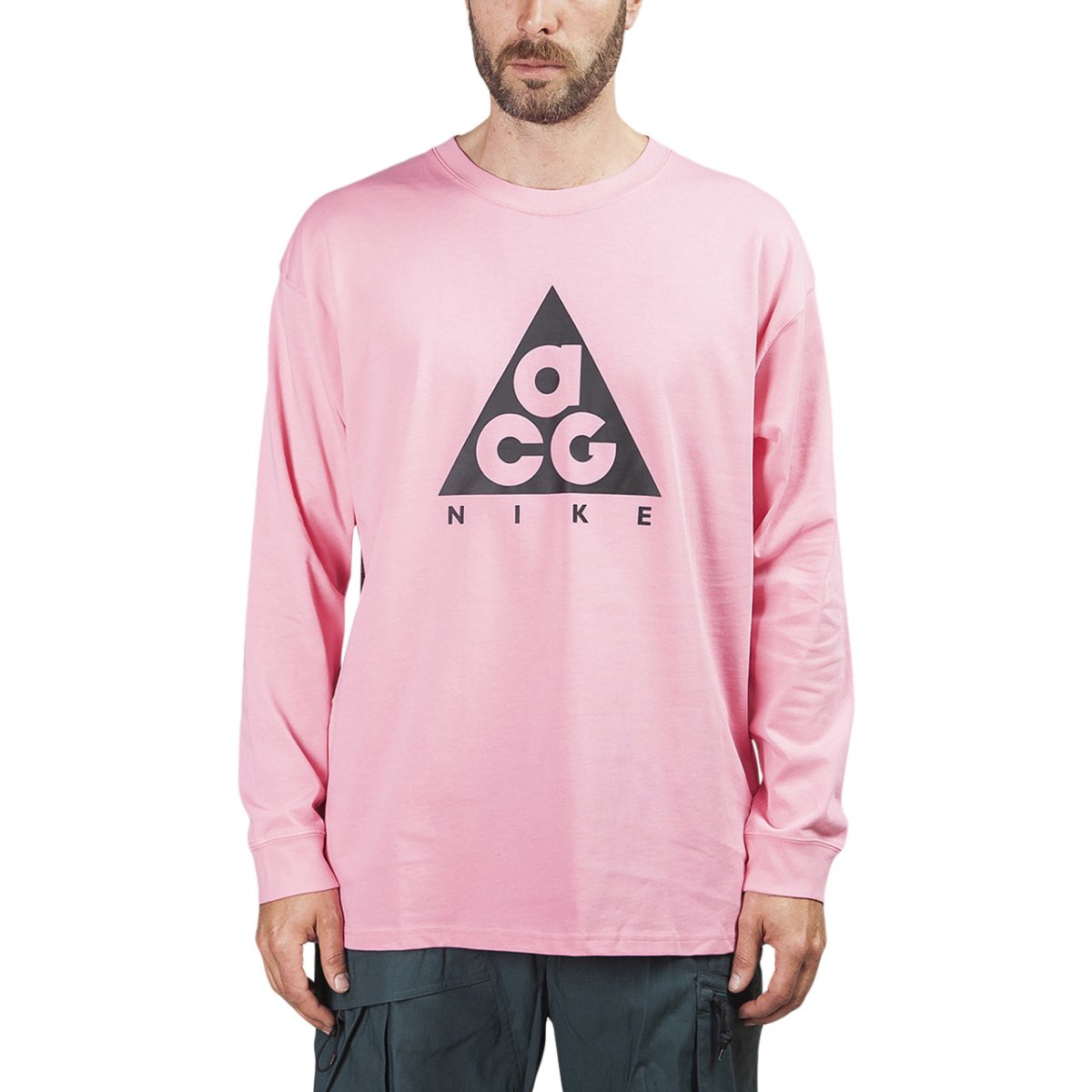 Nike ACG Logo Longsleeve Pink Black BQ3457 662 Allike Store