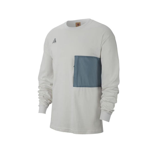 Nike ACG Longsleeve (Weiß / Grau)  - Allike Store