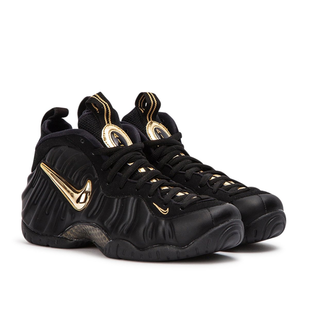 Nike Air Foamposite Pro (Schwarz / Gold)  - Allike Store