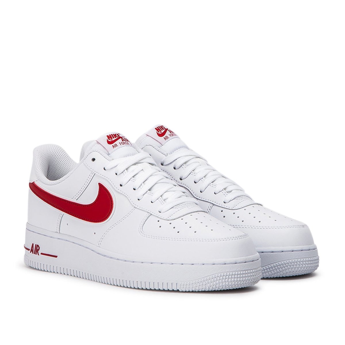 Nike Air Force 1 '07 3 (Weiß / Rot)  - Allike Store