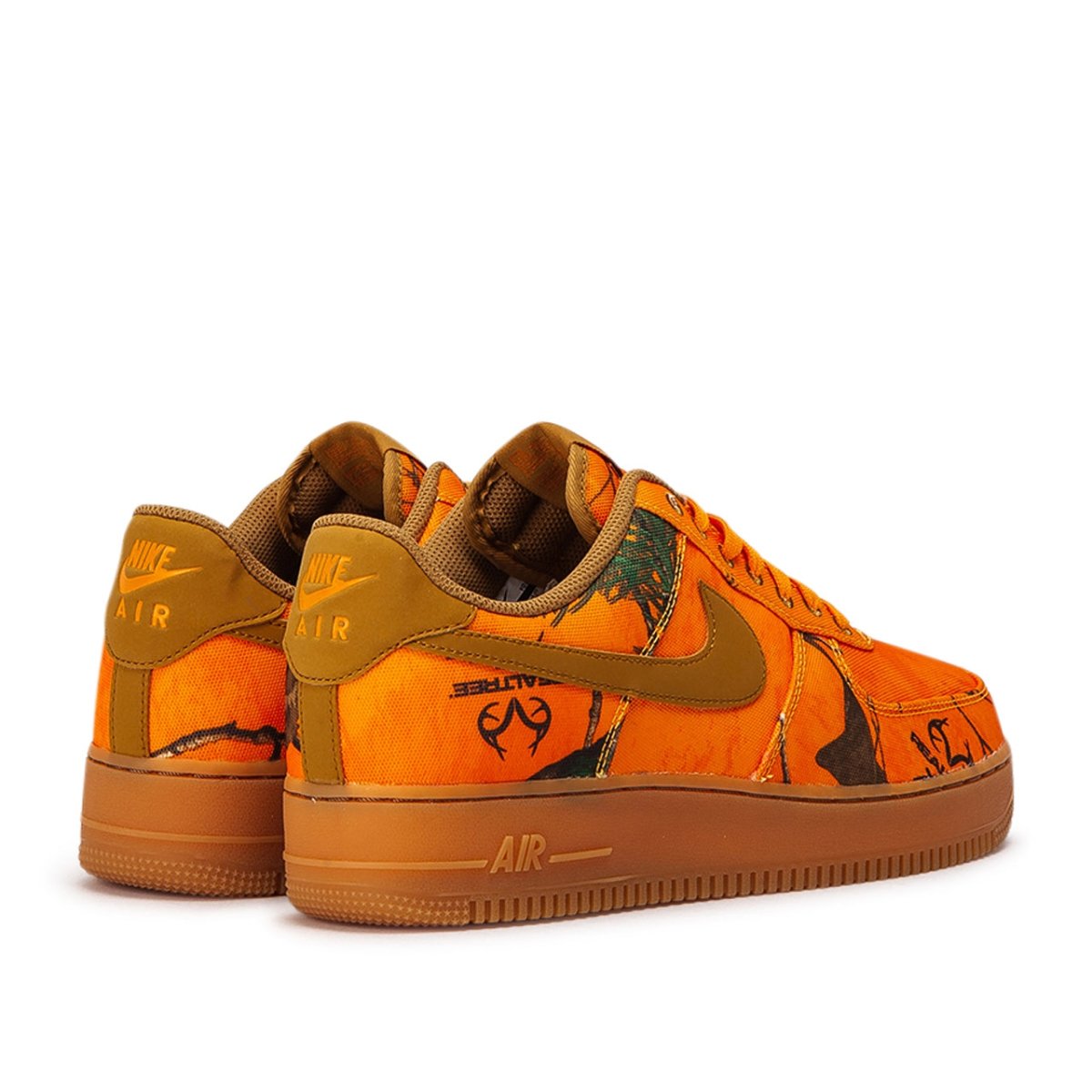 Orange shops camo air force 1