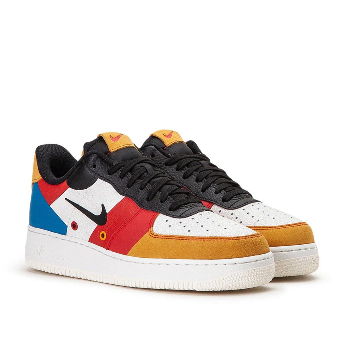 Nike Air Force 1 '07 Premium (Braun / Rot / Weiß)  - Allike Store