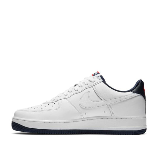 Nike Air Force 1 Low QS 'Puerto Rico' (Weiß / Navy / Rot)  - Allike Store