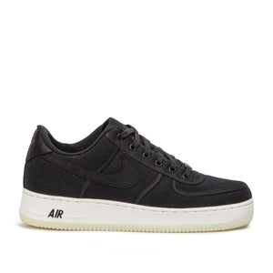 Nike Air Force 1 Low Retro QS Canvas (Schwarz / Weiß)  - Allike Store