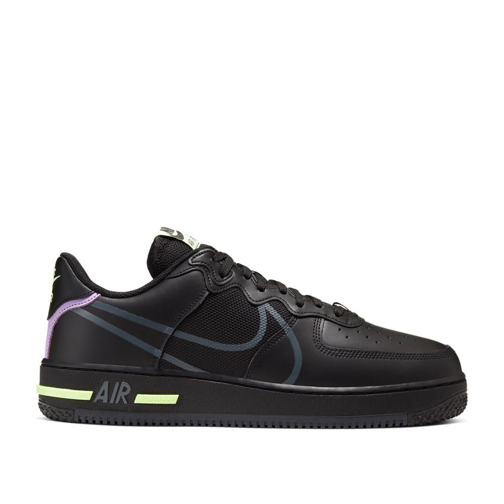 Nike Air Force 1 React (Schwarz / Neon Grün)  - Allike Store