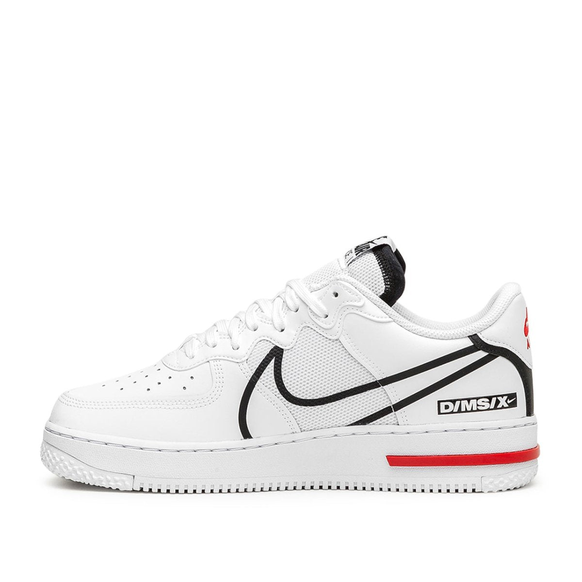 Nike Air Force 1 React (Weiss / Rot)  - Allike Store